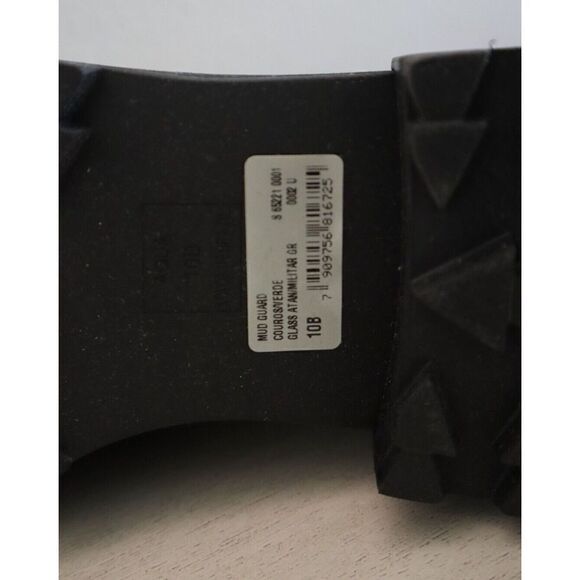 Aqua Women's Sz 10B Military Green/Black Mud Guard Platform Chelsea Boots - Picture 9 of 13